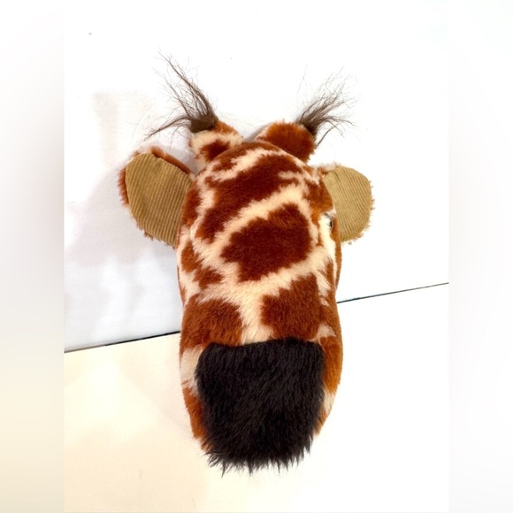 Dianne Shapiro Soft Sculpture Giraffe Head Wall Mounted Plush Humane Trophy 14" - Picture 4 of 7